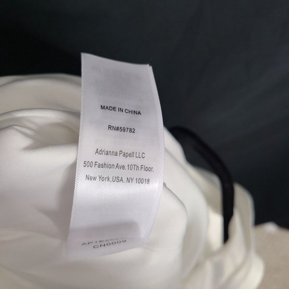 Adrianna Papell Womens Jumpsuit Size 14 Crew Neck Sleeveless Keyhole Back Crepe - Picture 11 of 13